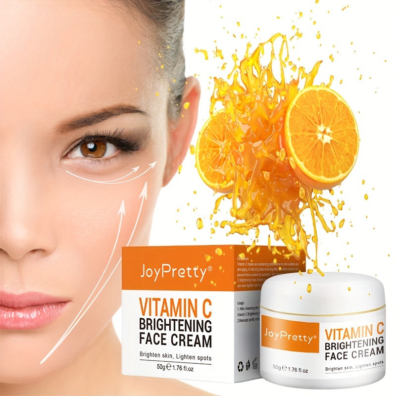 🌟Vitamin C Face Cream – Dark Spot Remover & Anti-Aging, 1.69oz**