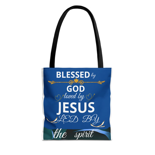 Christian Mom Tote Bag, Trusting God In All Of It, Thankful Blessed, Religious Gift, Inspirational Handbag, Bolso de mano inspirador