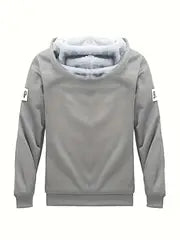 Men's Winter Fleece-Lined Sportswear Set – Hooded Jacket & Joggers