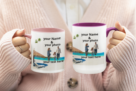 Couple Accent Coffee Mug - Family's Gift, Wife and Husband Present, Girlfriend Vibes, 11oz, 15oz, Love Mug, Personalized Mug, Ceramic Mug