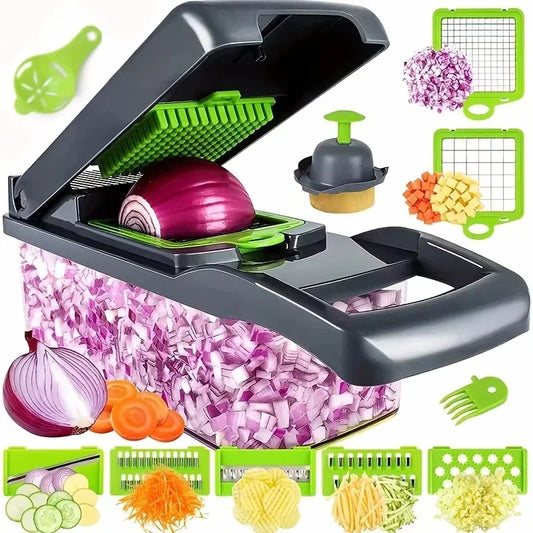 14-in-1 Multifunctional Vegetable Chopper & Slicer