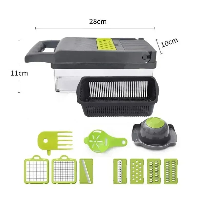 14-in-1 Multifunctional Vegetable Chopper & Slicer