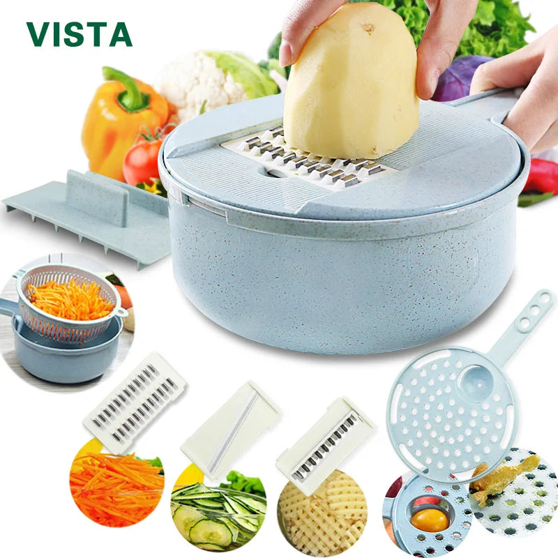 Multifunctional vegetable and fruit chopper