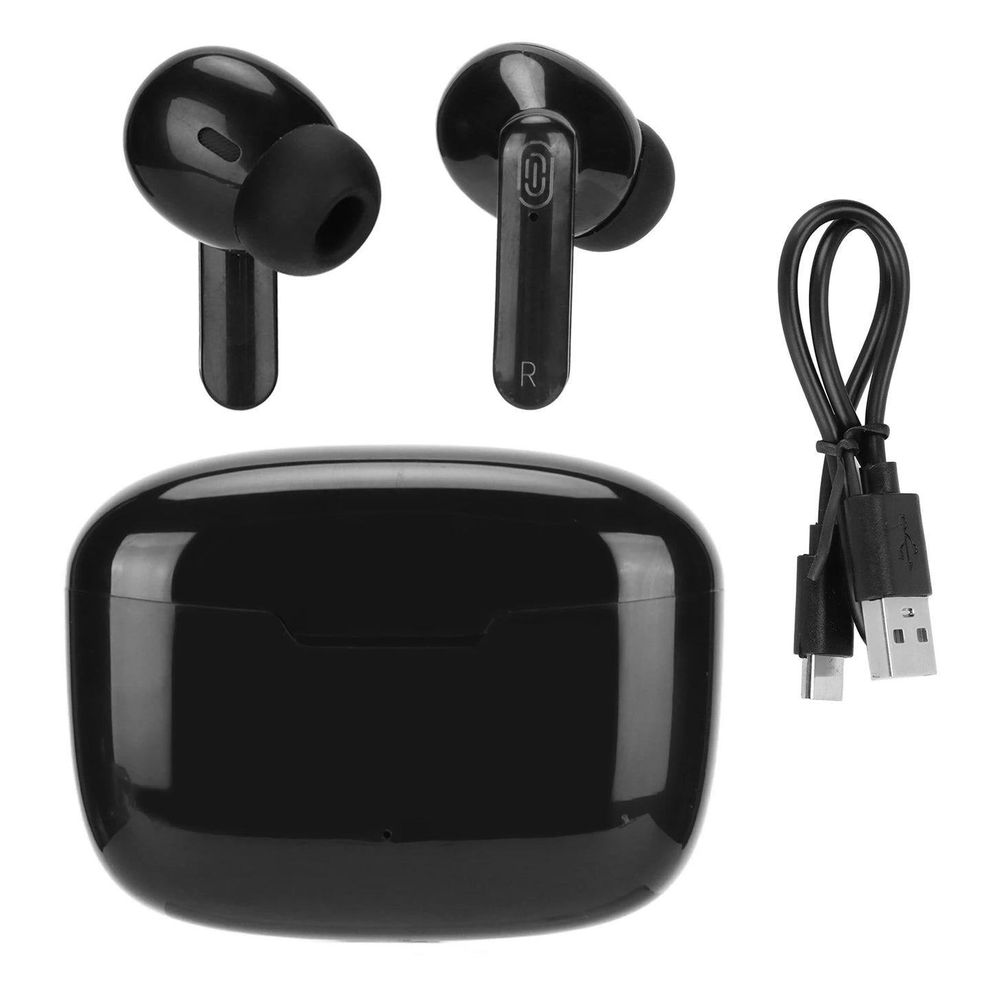 ✅Language Translator Earbuds Multifunction 144 Languages Bluetooth Language Translator Device for Travel Shopping Black