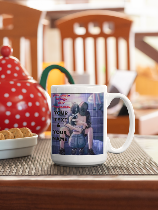 Coffee Mug - Couple, Wife, Husband Girlfriends Gift, Valentine's Day Anniversary Present, Ceramic Tea Cup, Love Relationship Home Decor