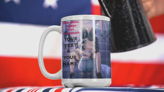 Coffee Mug - Couple, Wife, Husband Girlfriends Gift, Valentine's Day Anniversary Present, Ceramic Tea Cup, Love Relationship Home Decor